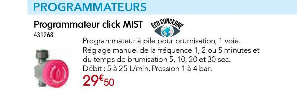 programmeteur click mist éco concerné