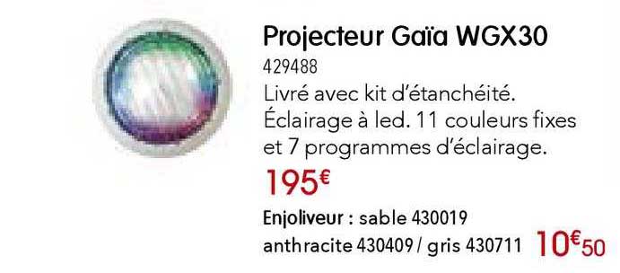 Projecteur Gaïa Wgx30