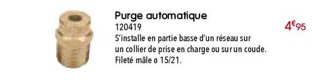 purge automatique