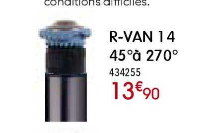 R Van 14 45° à 270°