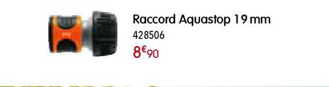 raccord aquastop 19 mm