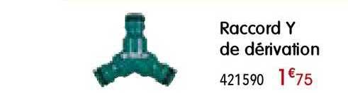 raccord y de dérivation