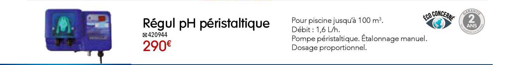 régul ph péristatique