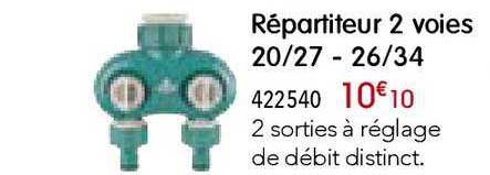 répartiteur 2 voies 20 27 26 34