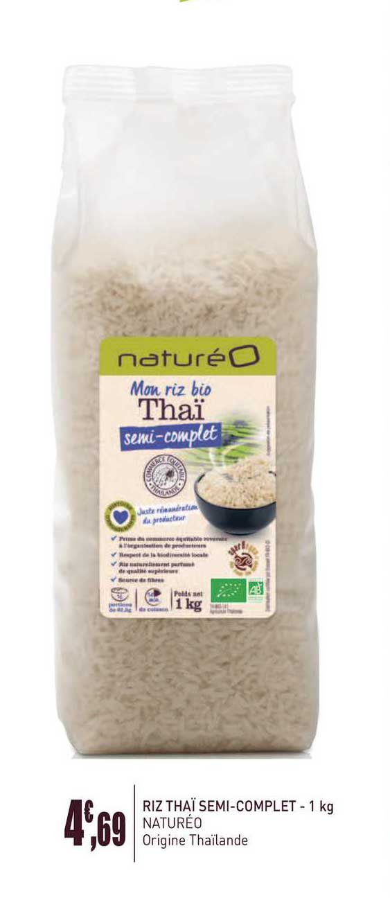 riz thaï semi complet