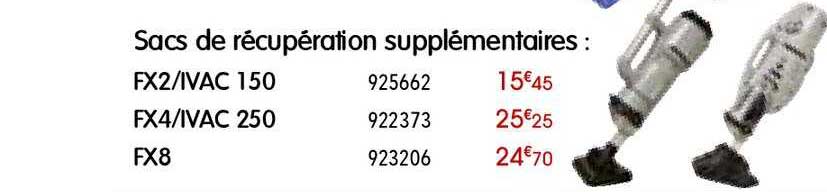 sacs de récupération supplémentaires