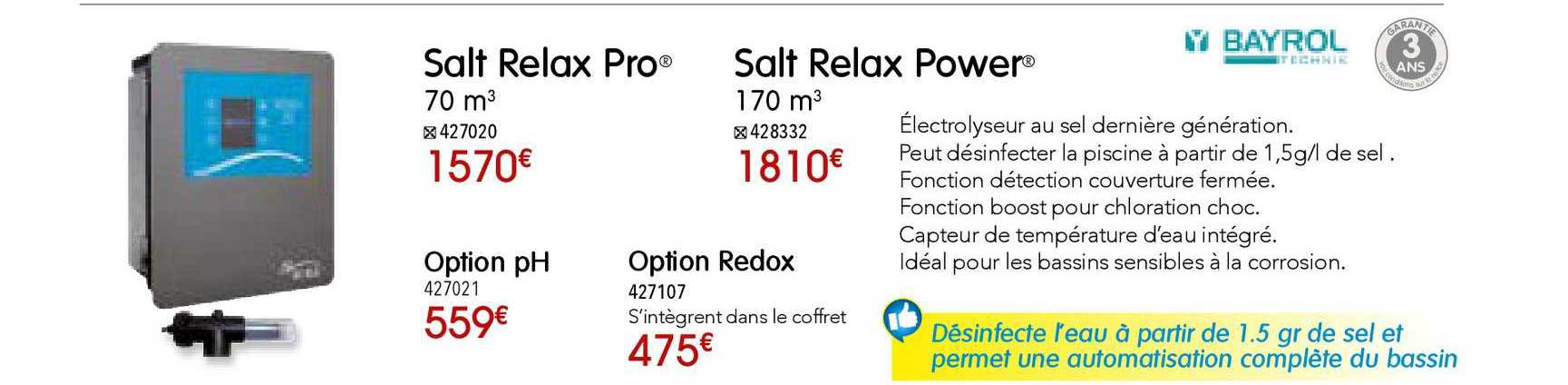salt relax pro salt relax power bayrol