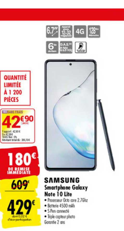 Samsung Smartphone Galaxy Note 10 Lite