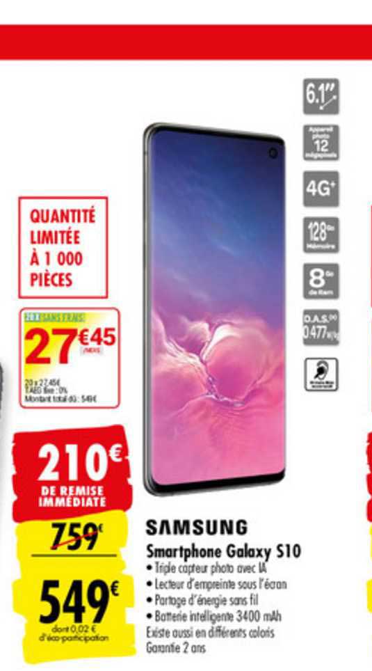 samsung smartphone galaxy s10