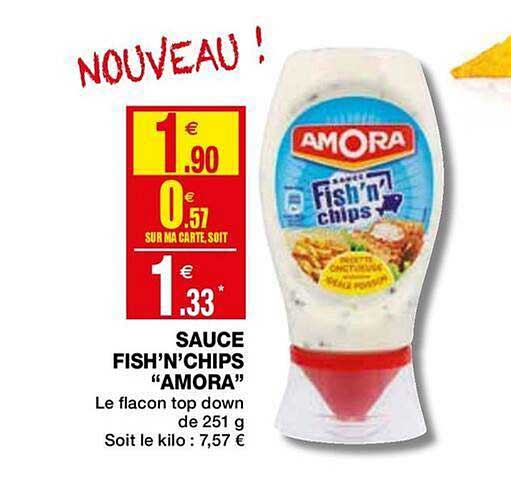 Sauce Fish'n'chips "amora"