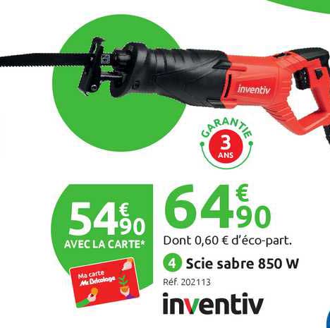 scie sabre 850 w inventiv