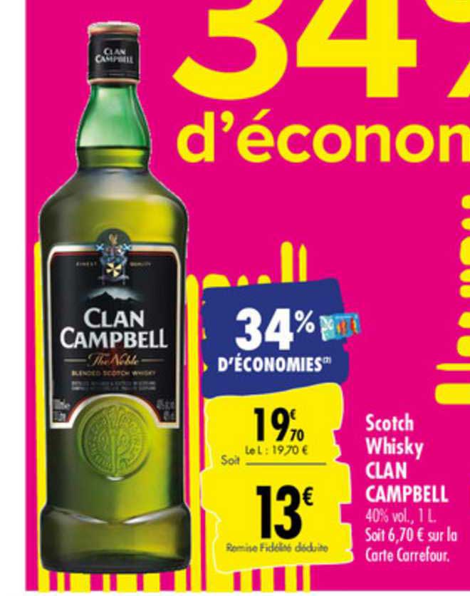 scotch whisky clan campbell