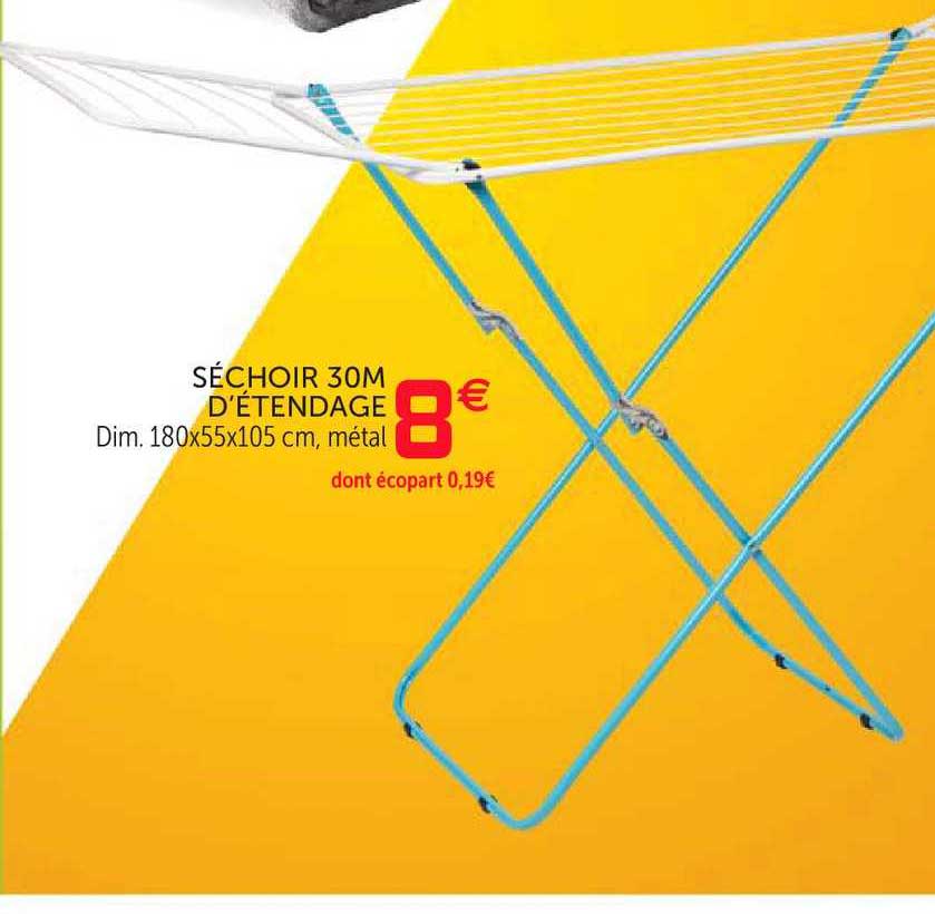 séchoir 30m d'étendage