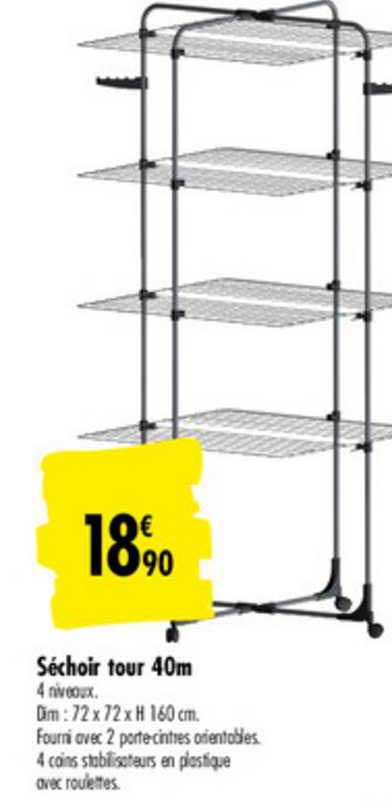séchoir tour 40m