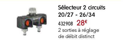 sélecteur 2 circuits 20 27 26 34