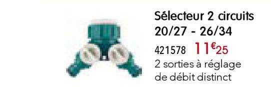 sélecteur 2 circuits