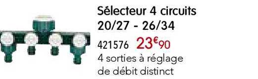sélecteur 4 circuits 20 27 26 34