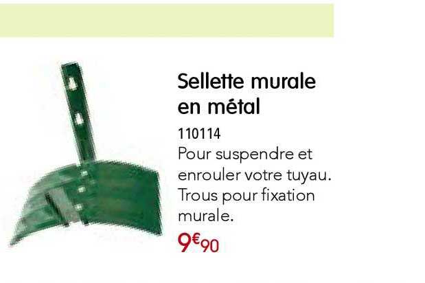 sellette murale en métal