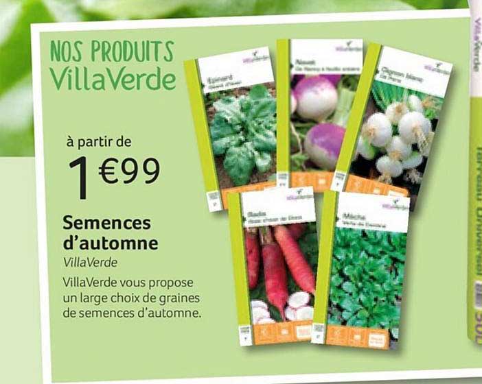Semences D'automne Villaverde