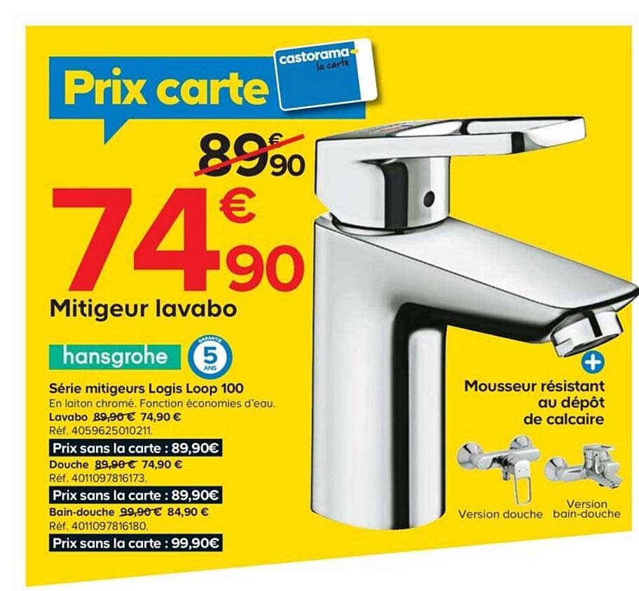 série mitigeurs logis loop 100