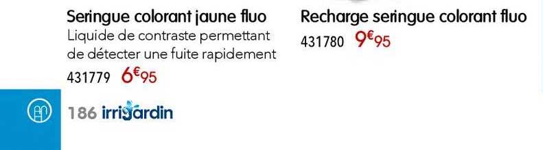 seringue colorant jaune fluo recharge seringue colorant fluo