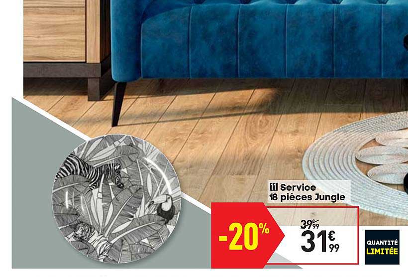 Service 18 Pièces Jungle