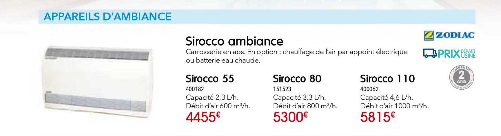 sirocco ambiance zodiac