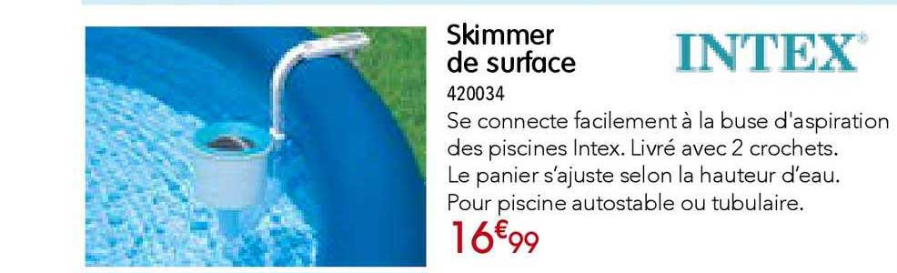 skimmer de surface intex