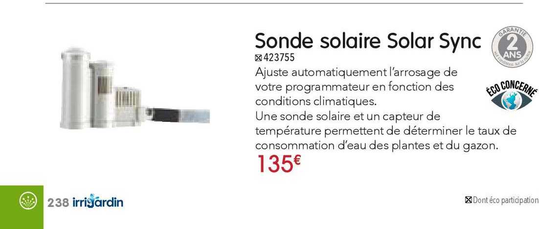 sonde solaire solar sync