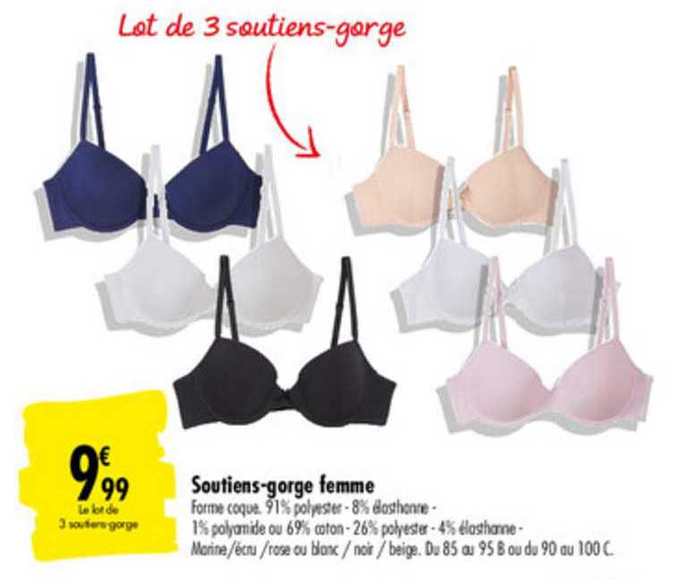 soutiens gorge femme