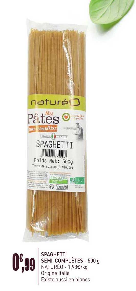 spaghetti semi complètes