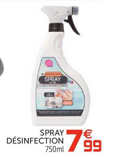 spray désinfection