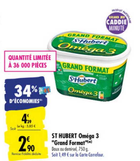 st hubert oméga 3 "grand format"