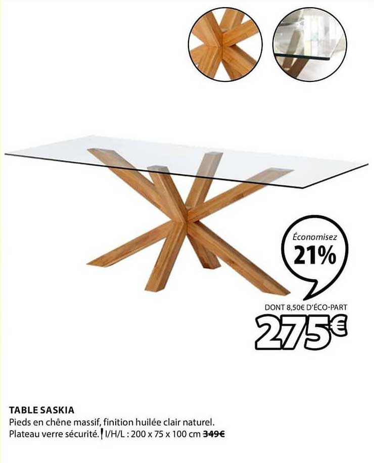 table saskia