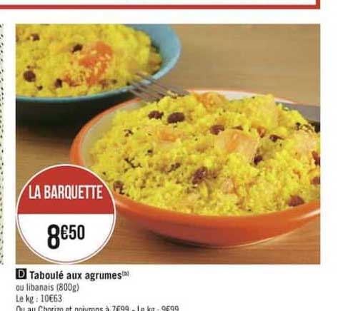 Taboulé Aux Agrumes