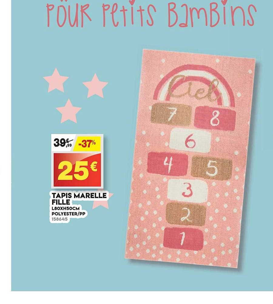 tapis marelle fille