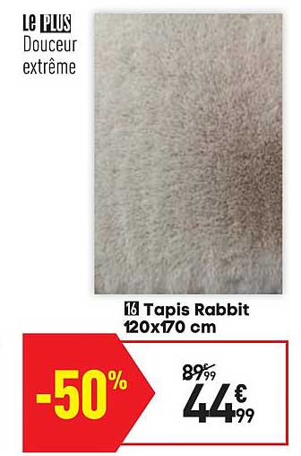 tapis rabbit 120x170 cm