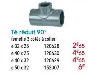 té réduit 90°