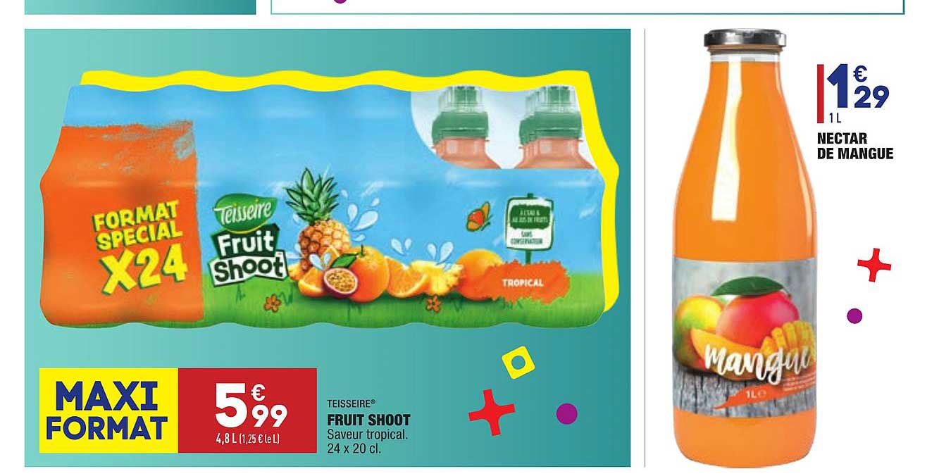 Teisseire Fruit Shoot Saveur Tropical