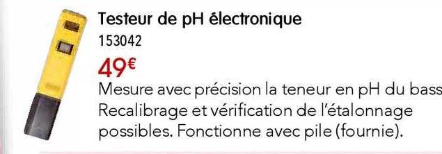 testeur de ph électronique