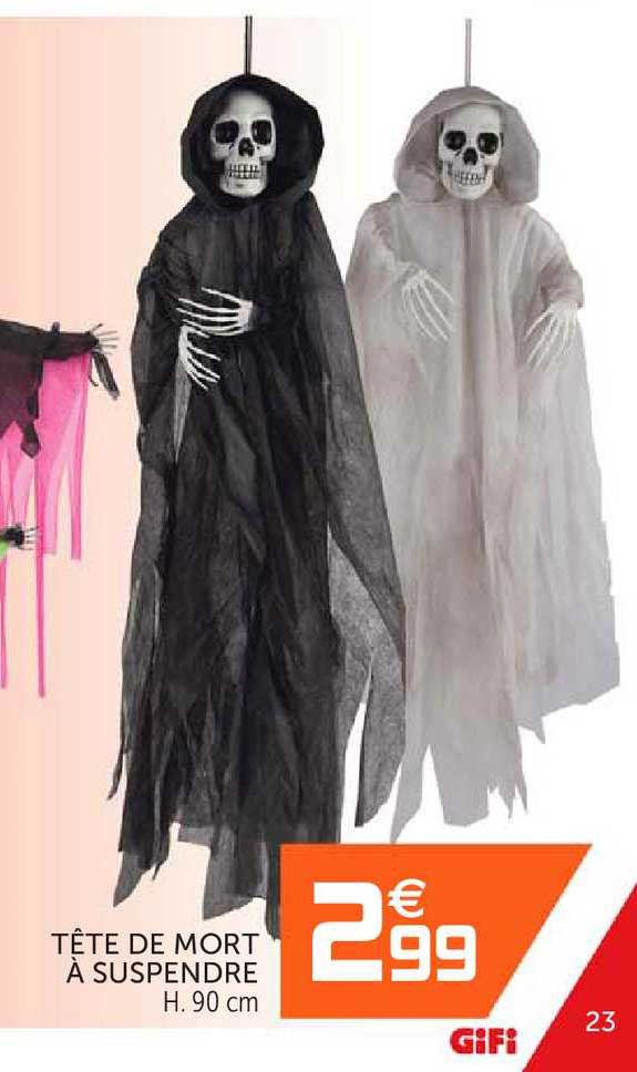 tête de mort à suspendre