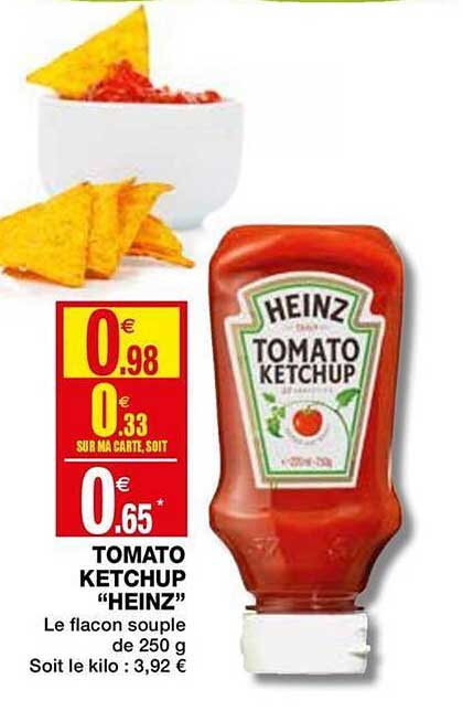 tomato ketchup "heinz"