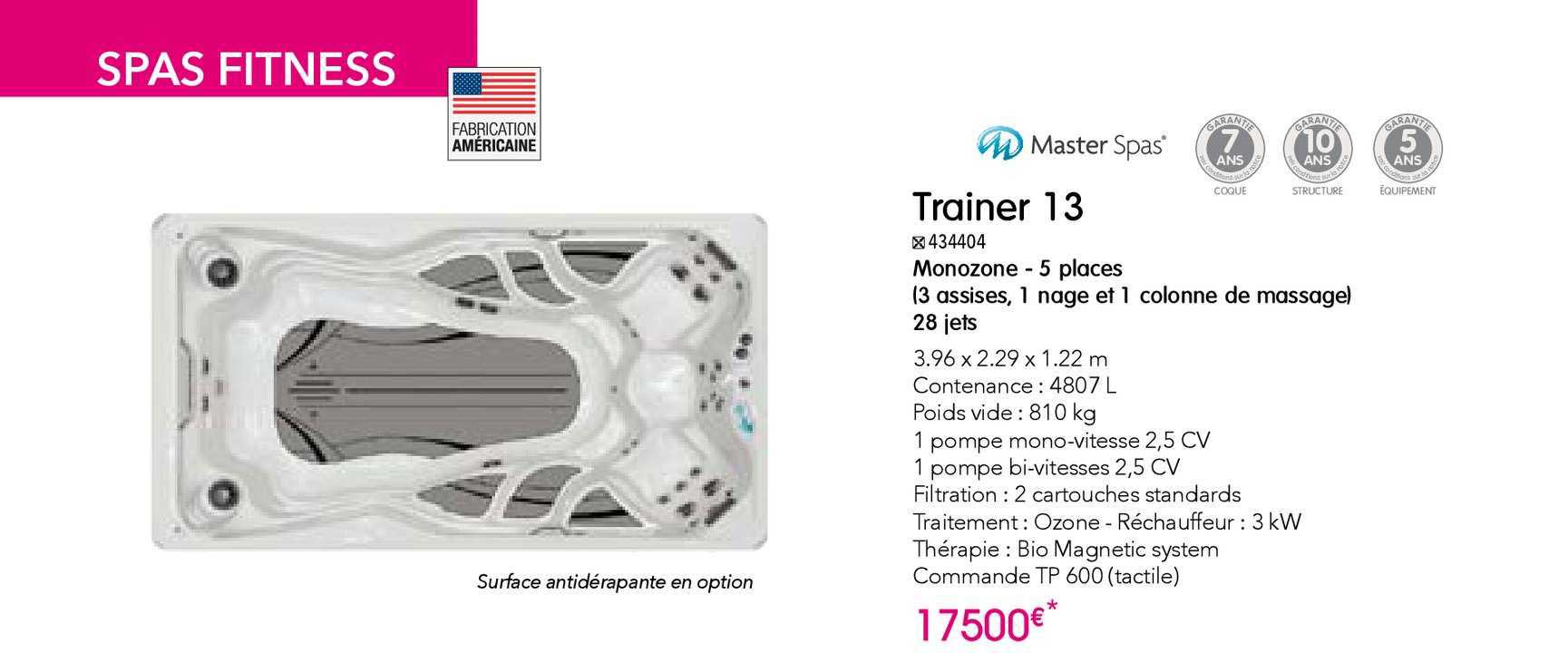 trainer 13 master spas