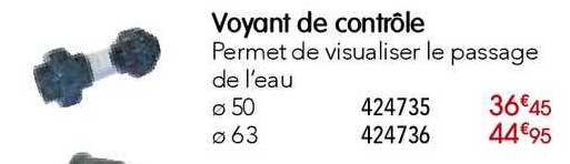 voyant de contrôle