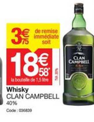 whisky clan campbell