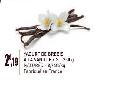 Yaourt De Brebis à La Vanille X 2