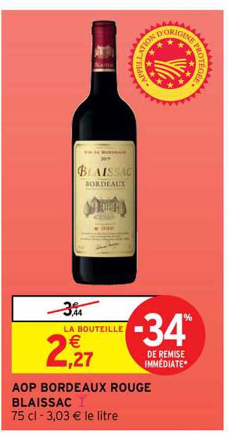 Aop Bordeaux Rouge Blaissac