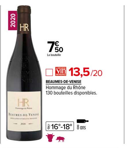 beaumes-de-venise hommage du rhône 2020