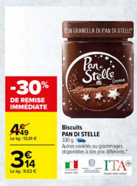 biscuits pan di stelle