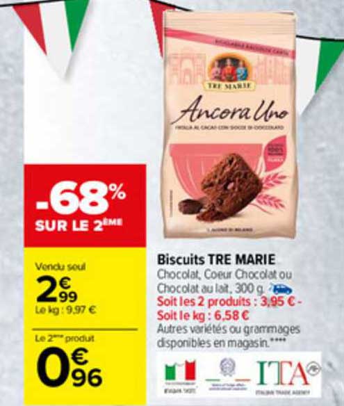 biscuits tre marie